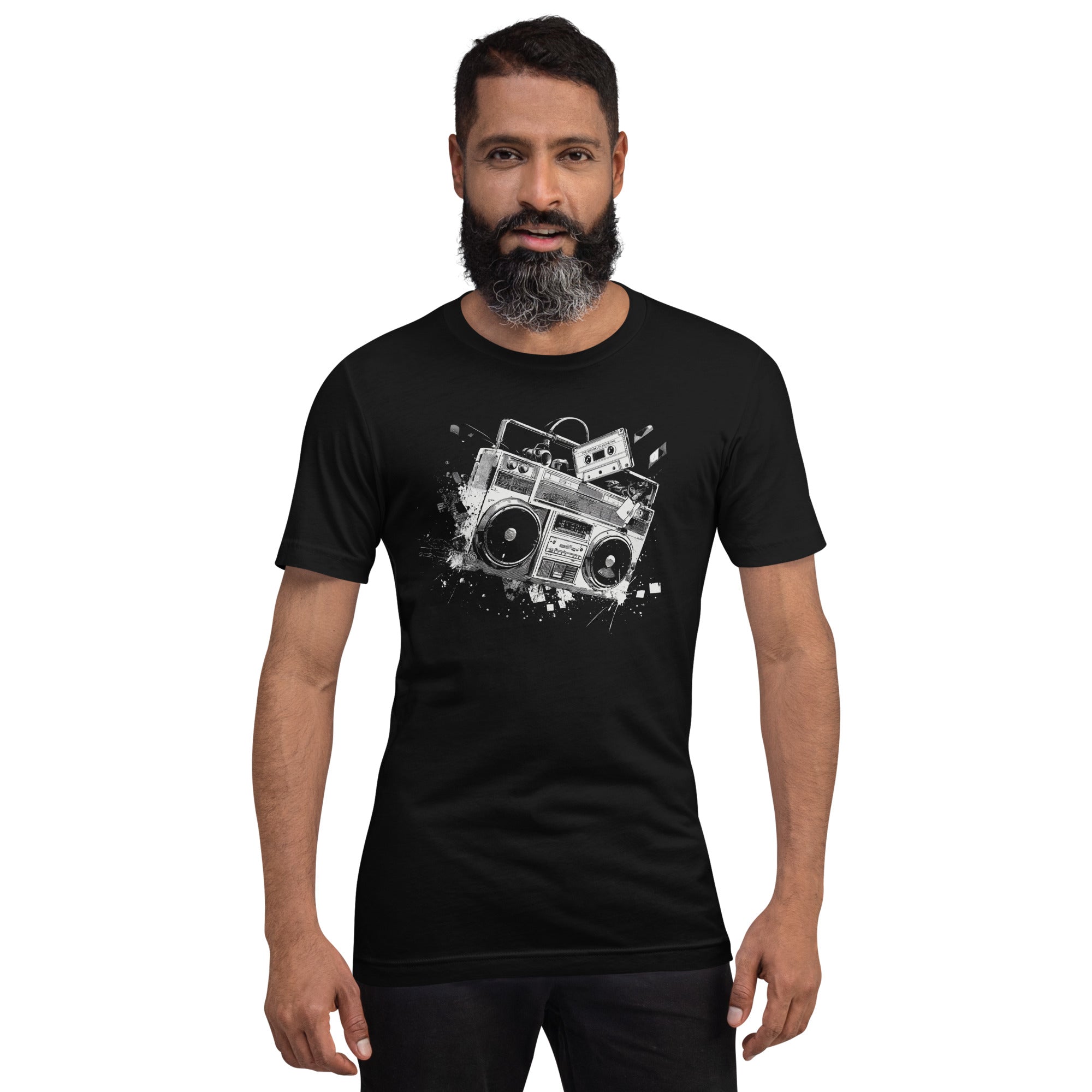 Exploding Boombox Graphic Tee