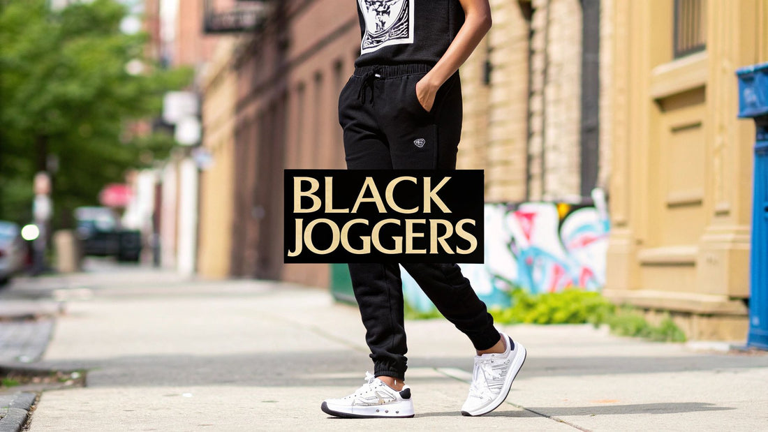 Mastering the Black Jogger Outfit A Brooklyn Style Guide