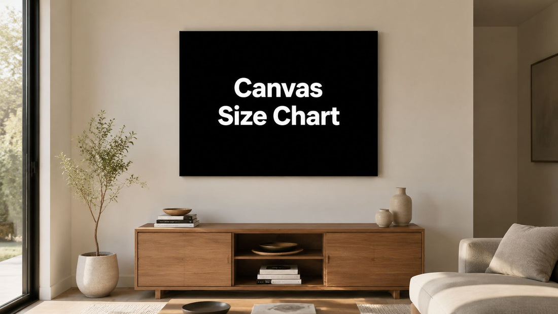 Canvas Print Size Chart: Perfect Wall Art Dimensions
