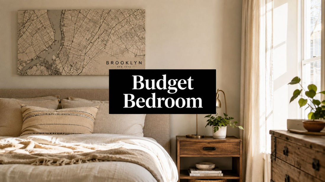 Decorate Bedroom on a Budget: Brooklyn Art & Smart Tips