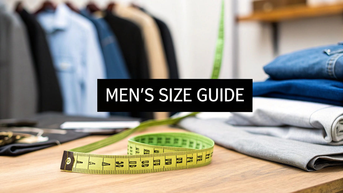 The Men's Sizes Guide To Finding Your Perfect Fit
