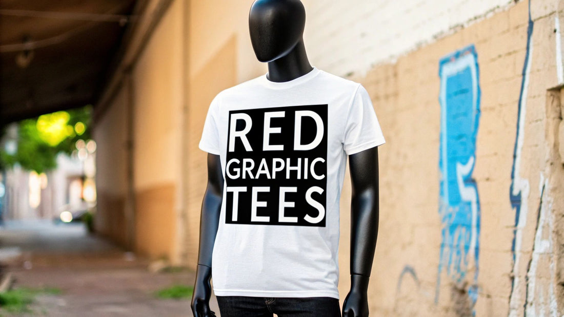 Men's Red Graphic Tees | Street Style Inspired Classics