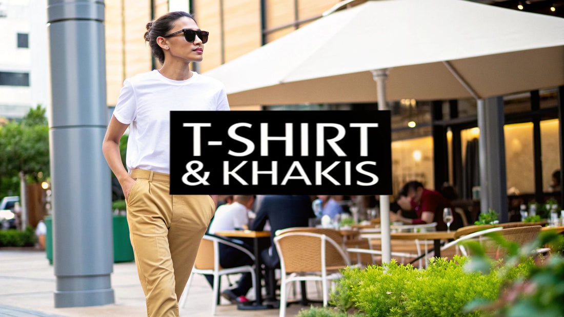 Style a T Shirt with Khaki Pants The Ultimate Guide