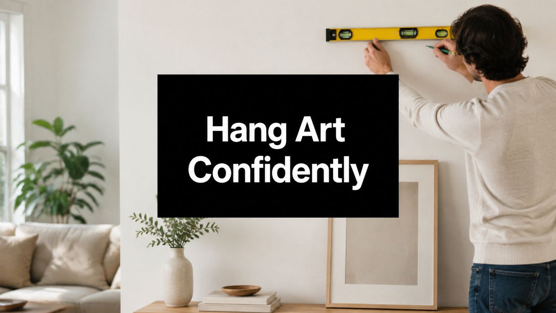 How to Hang Art with Confidence in Any Space
