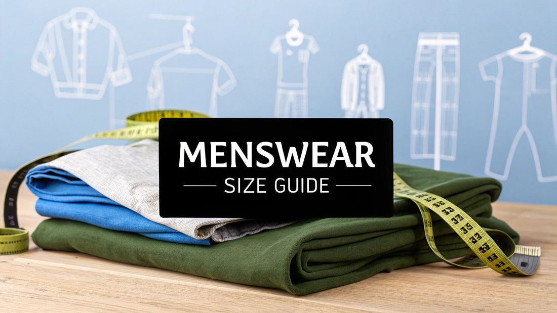 The Ultimate Menswear Size Guide to Find Your Perfect Fit