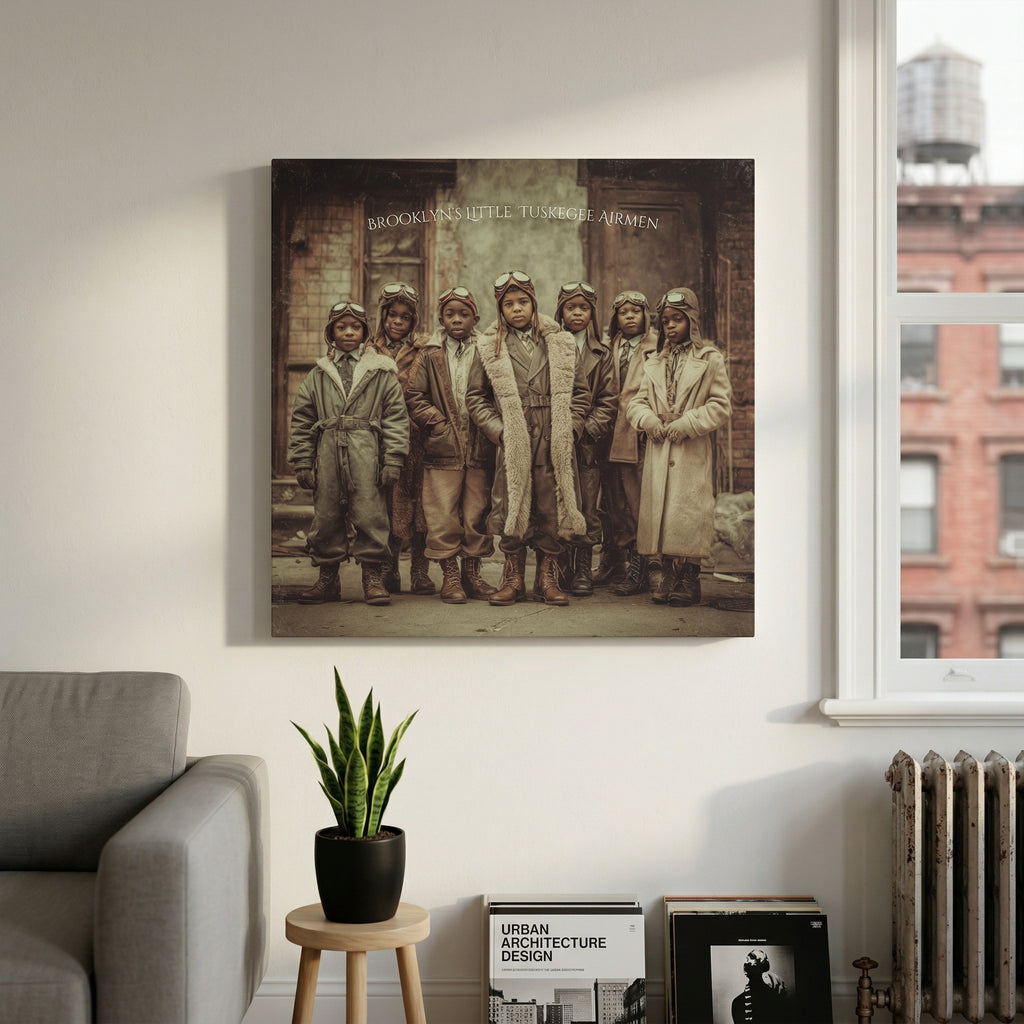Brooklyn's Little Tuskegee Airmen -Gallery Wrapped Canvas (Ready to Hang)