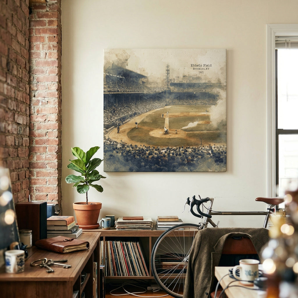 Ebbets Field 1921 - Gallery Wrapped Canvas (Ready to Hang)