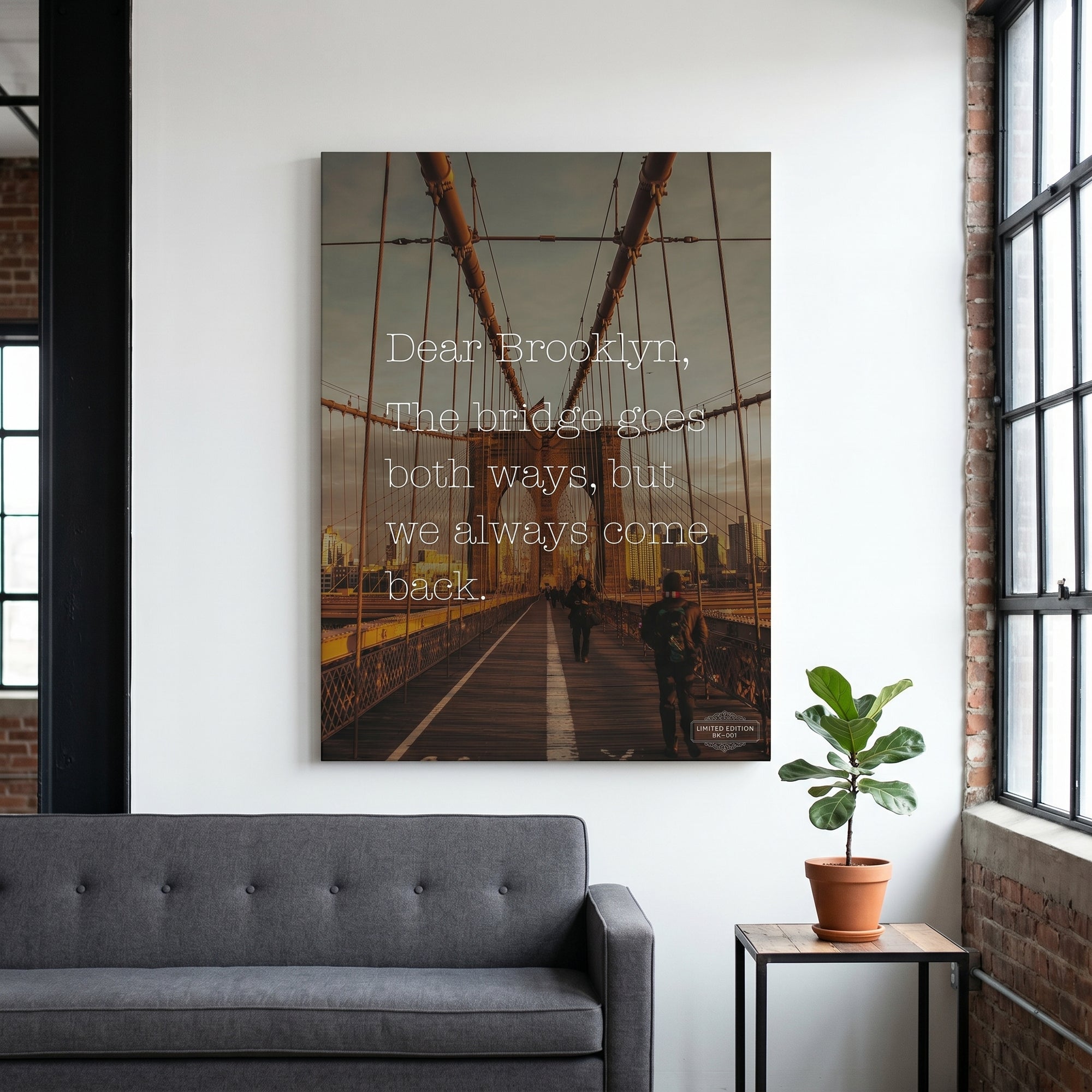 We Always Come Back to Brooklyn - Gallery Wrapped Canvas (Ready to Hang)