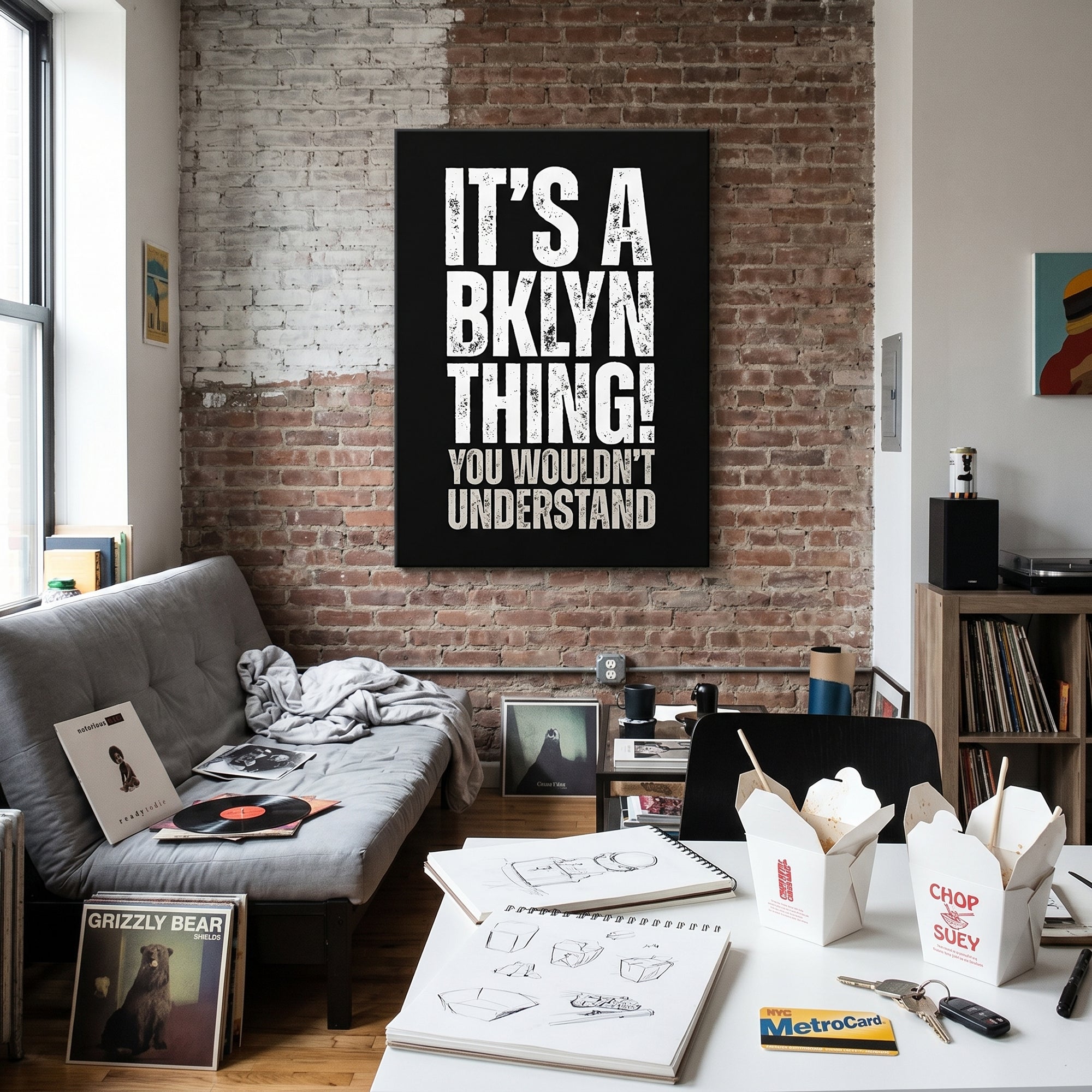 It's a Brooklyn Thing! - Gallery Wrapped Canvas (Ready to Hang)
