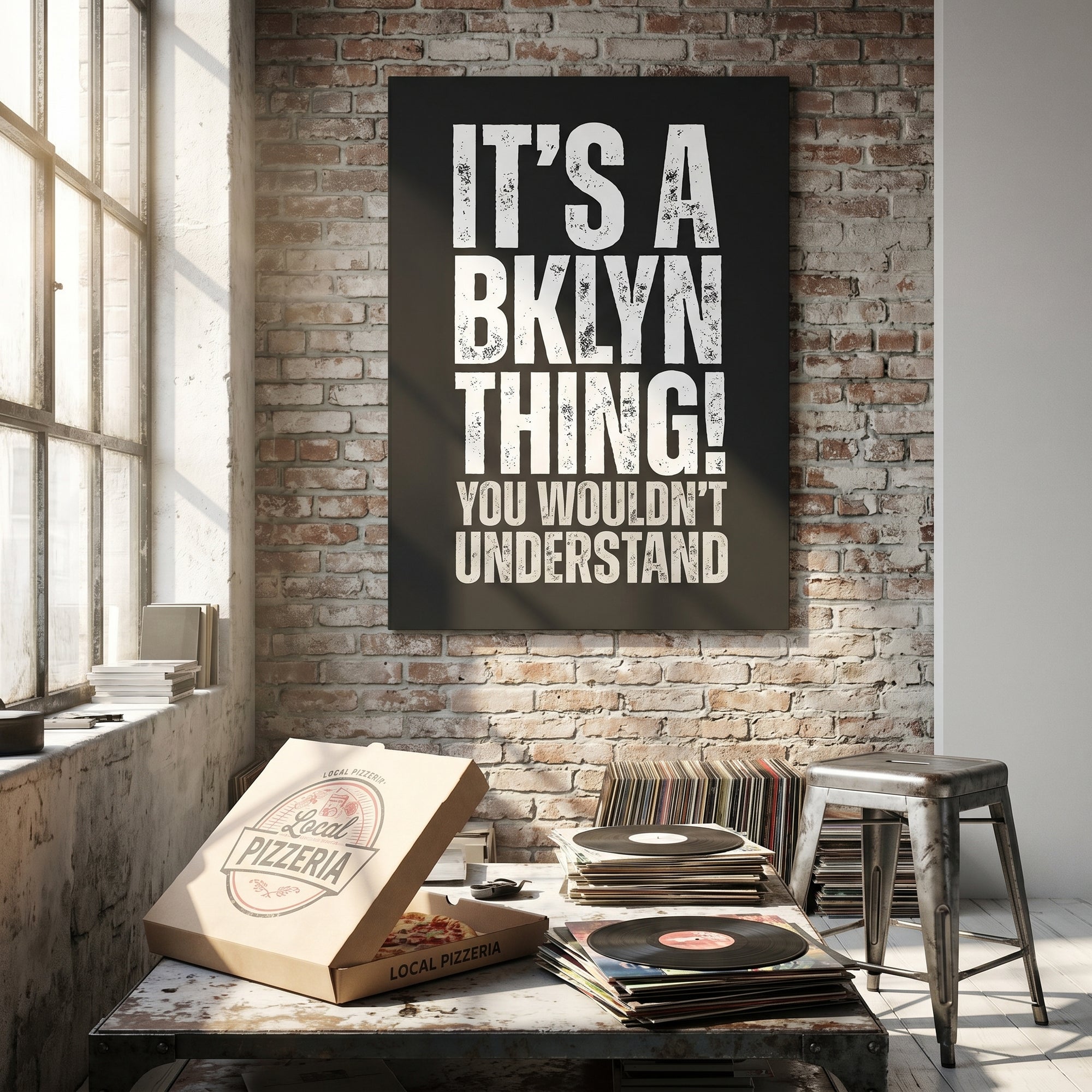 It's a Brooklyn Thing! - Gallery Wrapped Canvas (Ready to Hang)