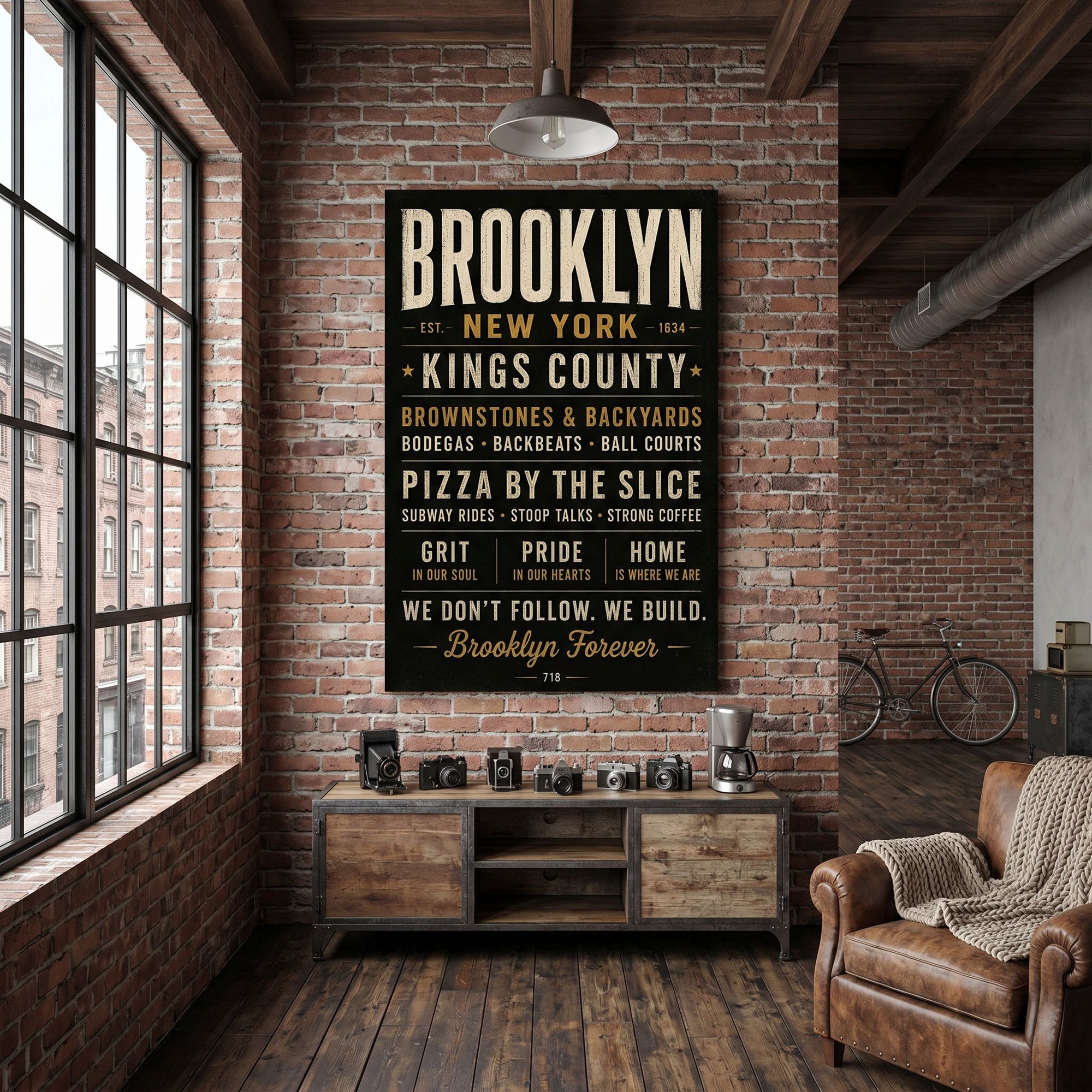 Brooklyn Culture - Gallery Wrapped Canvas (Ready to Hang)