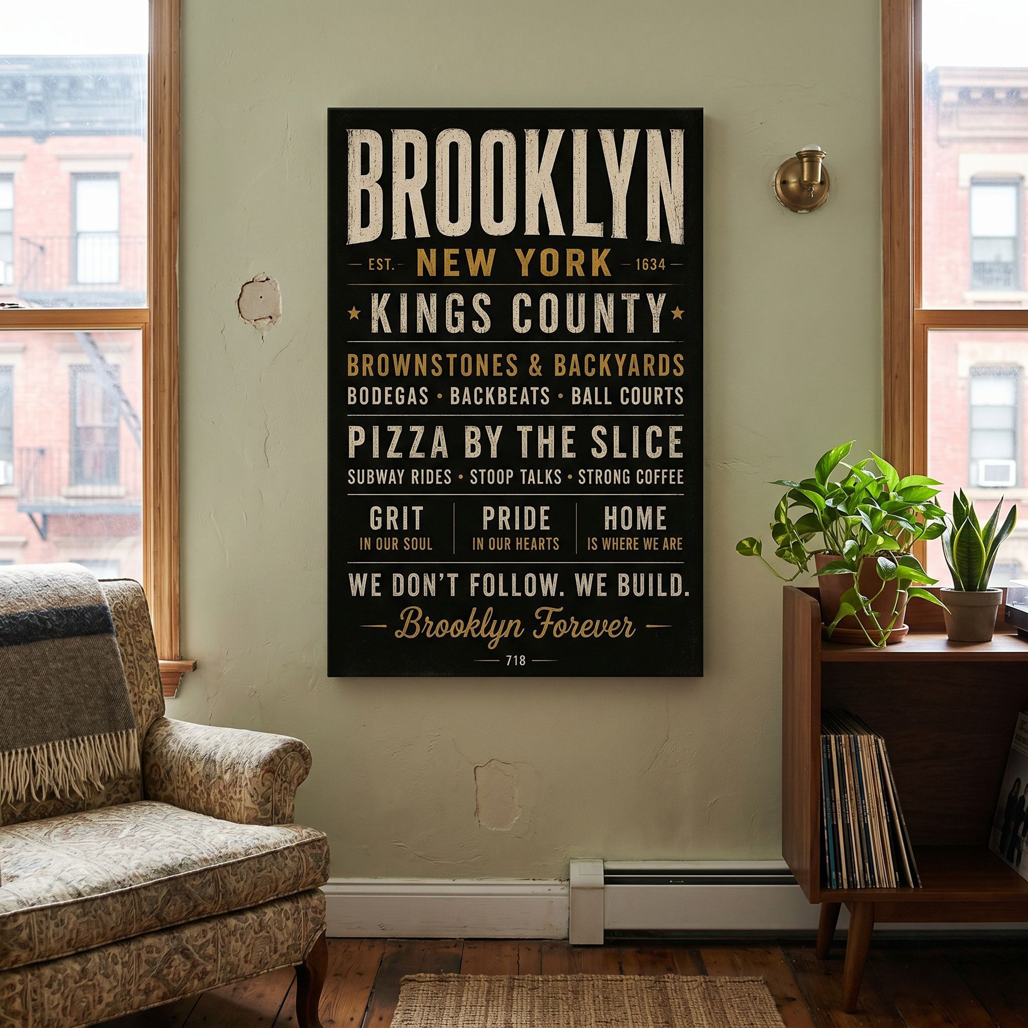 Brooklyn Culture - Gallery Wrapped Canvas (Ready to Hang)