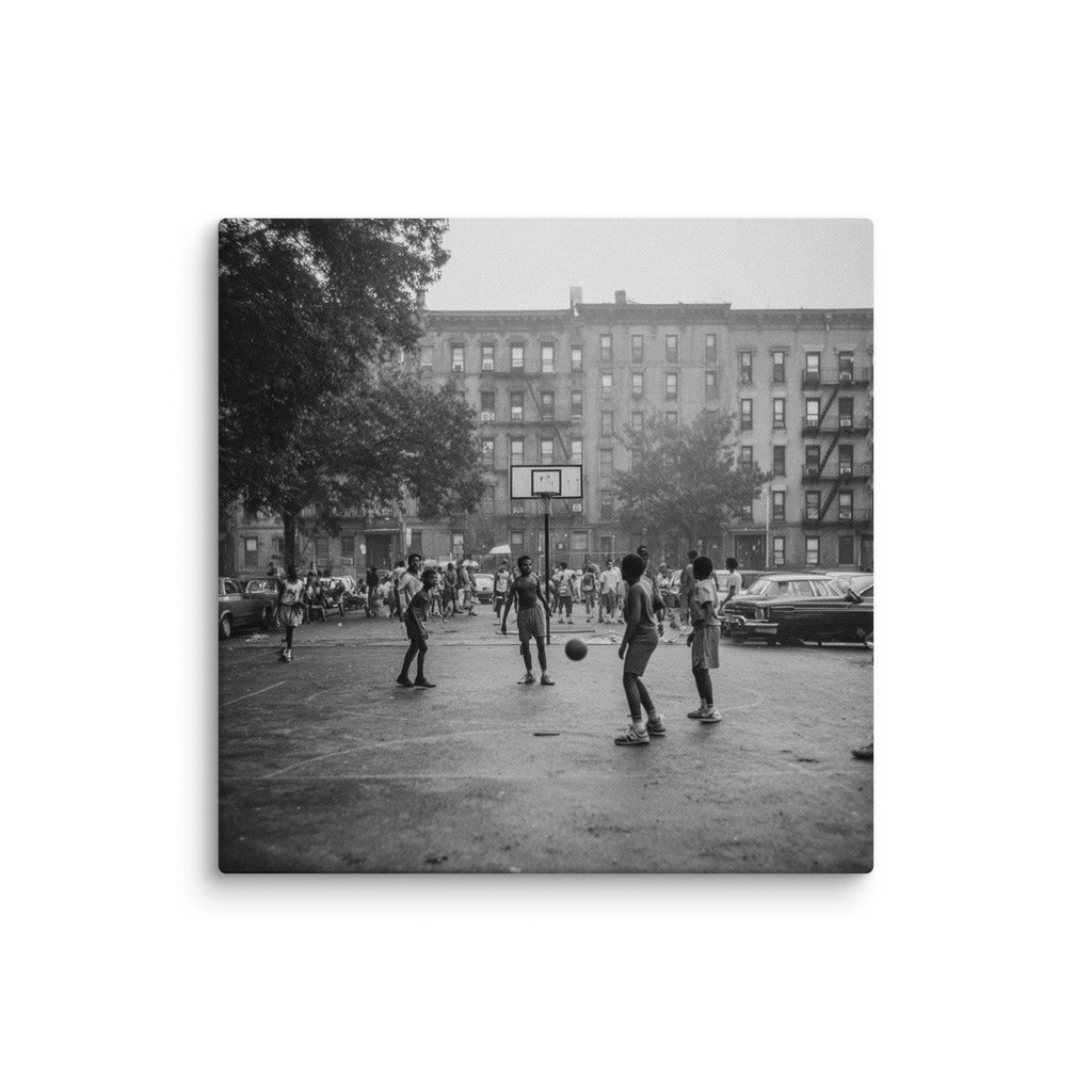 Playing Ball in Brooklyn - Gallery Wrapped Canvas (Ready to Hang)