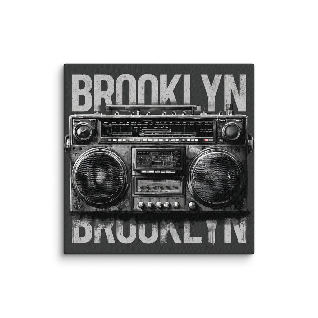 Brooklyn Boombox 1980 Gallery Wrapped Canvas Ready to Hang