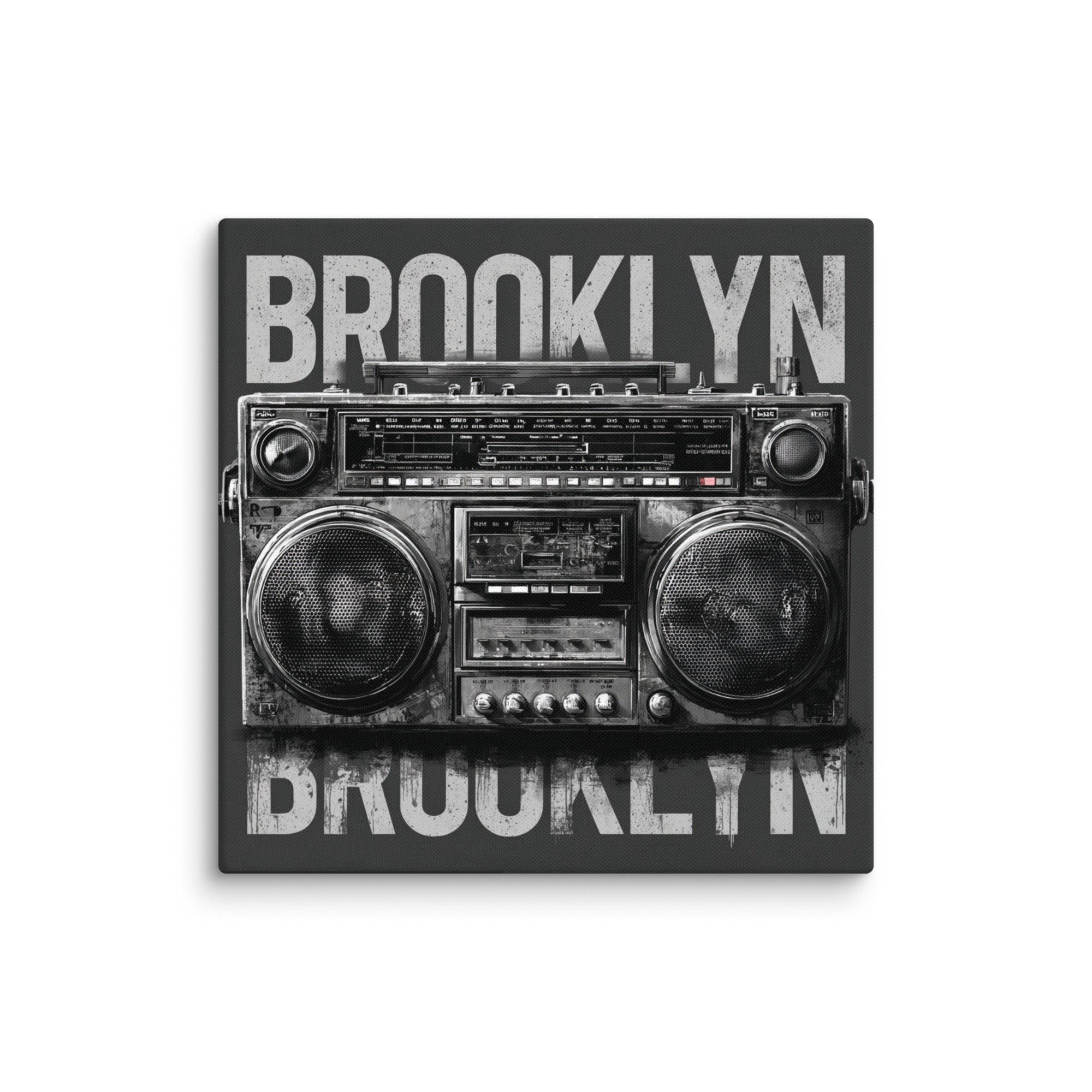Brooklyn Boombox 1980 Gallery Wrapped Canvas Ready to Hang