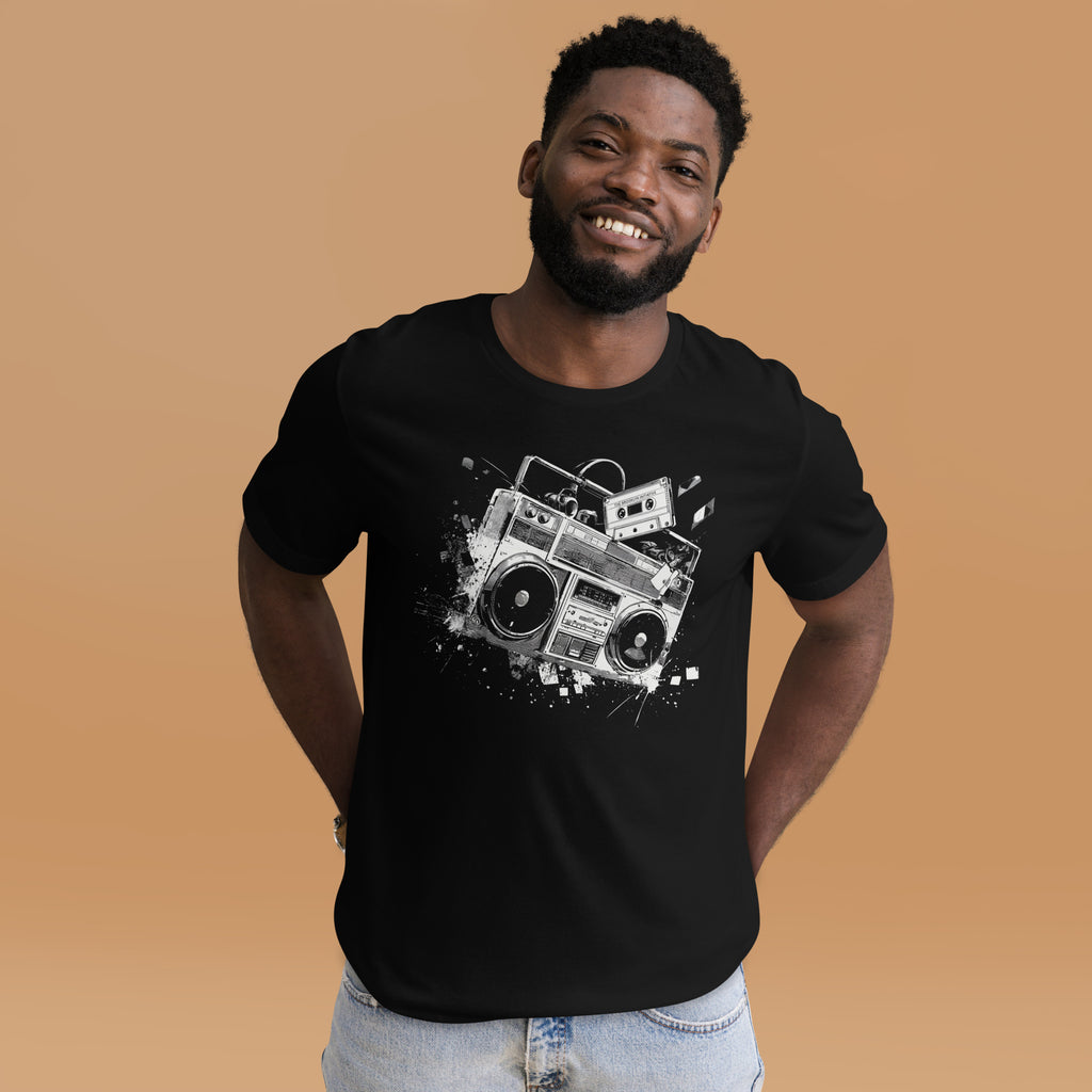Exploding Boombox Graphic Tee