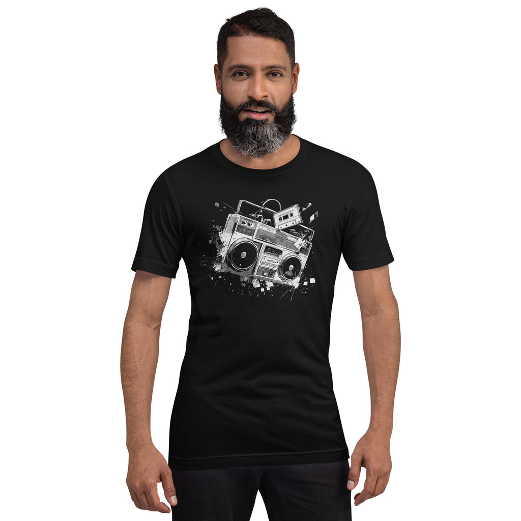 Exploding Boombox Graphic Tee