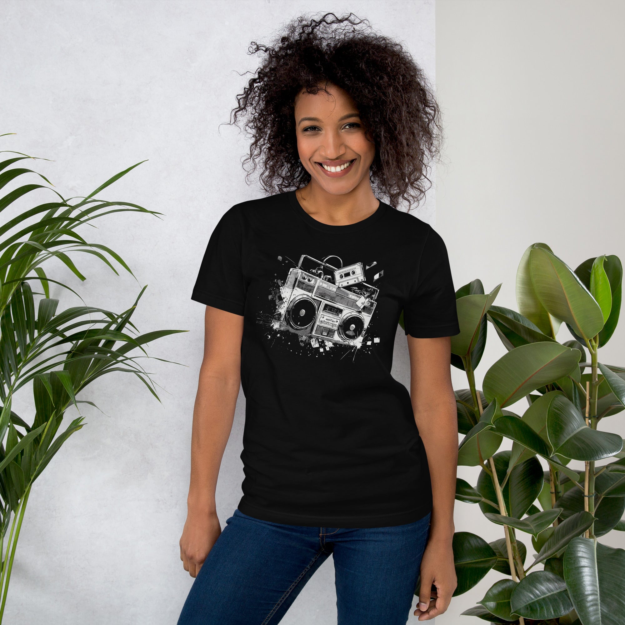 Exploding Boombox Graphic Tee